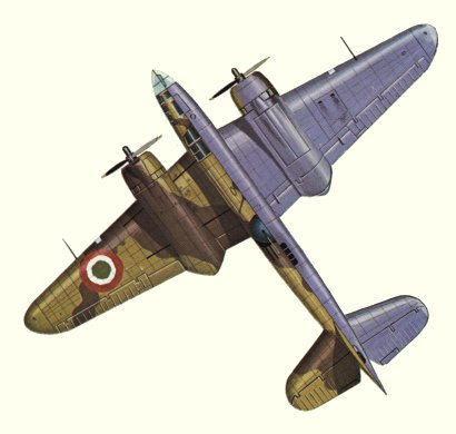 Plan d'un Baltimore IV (origine : Bombers 1939-1945 - Kenneth Munson)