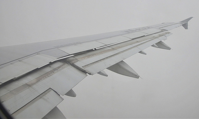 Vue de la voilure d'un A321-231 de la compagnie Vietnam Airlines (photo : JN Passieux)
