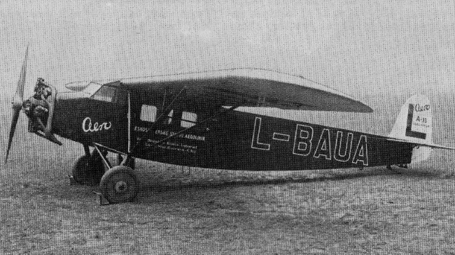 Vue d'un Aero A.35