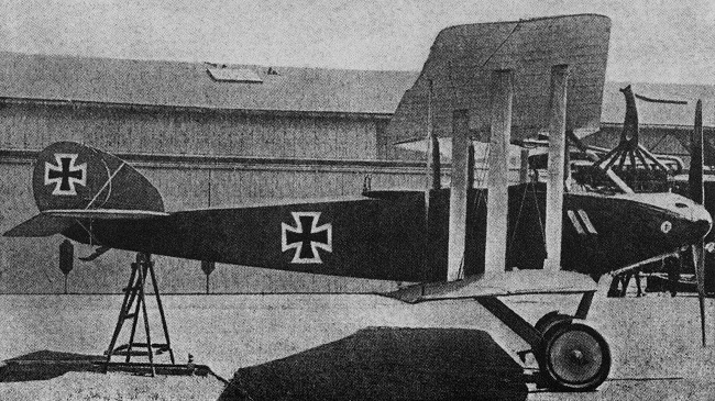 Vue d'un Ago C.IV (photo : Jane's fighting aircraft of World War I John W.R. Taylor)