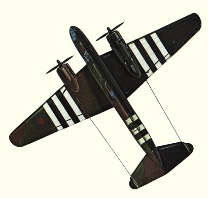 Plan d'un Albemarle ST I (origine : Bombers 1939-1945 - Kenneth Munson)