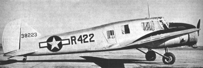 Vue d'un Anson AT-20 (photo : Jane's fighting aircraft of World War II)