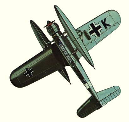 Plan d'un Ar 196A-3 (origine : Bombers 1939-1945 - Kenneth Munson)