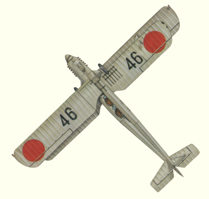 Plan d'un bombardier Army Type 88 (origine : Bombers between the wars 1919-1939 - Kenneth Munson)