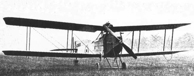 Vue d'un Armstrong Whitworth F.K.8 (photo : Jane's fighting aircraft of World War I John W.R. Taylor)