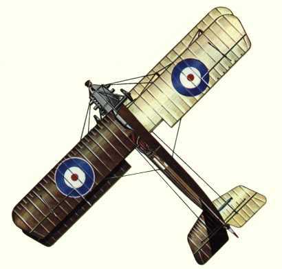 Plan d'un Armstrong Whitworth F.K.8 (origine : Bombers 1914-1919 - Kenneth Munson)