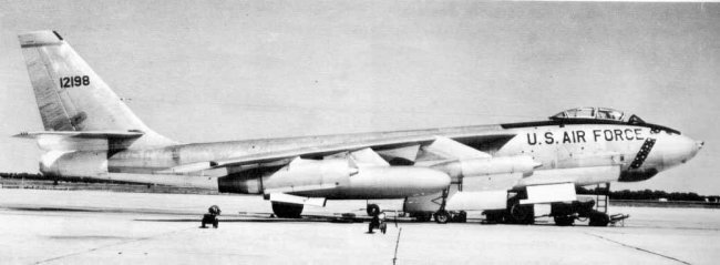 Vue du bombardier B-47