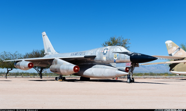Vue d'un B-58A Hustler (photo : Steve Brimley)