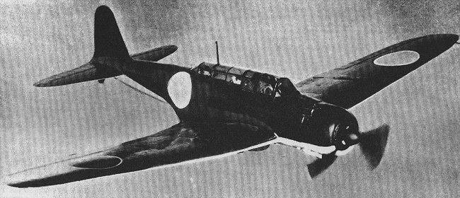 Vue d'un Nakajima B5N (photo : Jane's fighting aircraft of World War II)