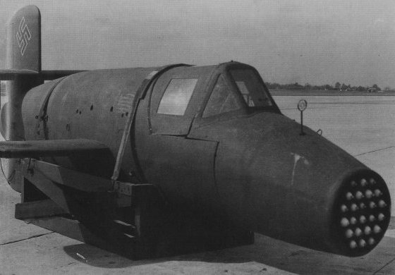 Vue d'un Ba 349 (photo : Histoire de l'Aviation Militaire Bill Gunston - Salamander Picture Library)