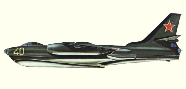 Vue d'un Be-10 (origine : Bombers, encyclopaedia of world aircraft - Kenneth Munson)