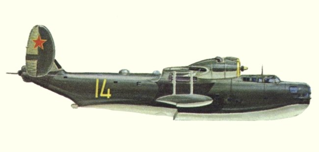 Vue d'un Be-6 (origine : Bombers, encyclopaedia of world aircraft - Kenneth Munson)