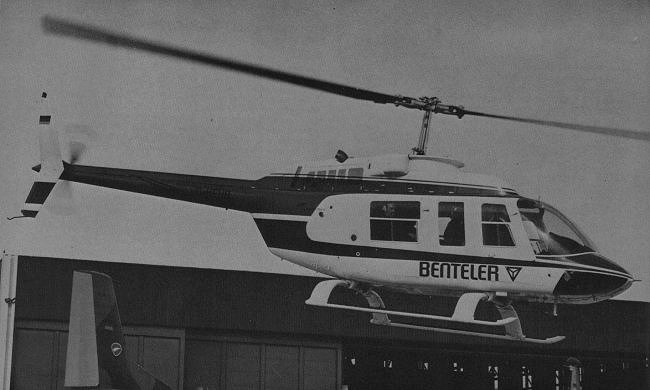 Vue du Bell 206L (photo : Jane's pocket book 20 Helicopters Michael J.H.Taylor)
