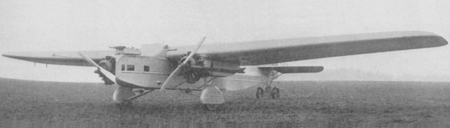 Vue d'un Blériot 137 (origine : Gallica - l'Aéronautique, Paris, juillet 1932)