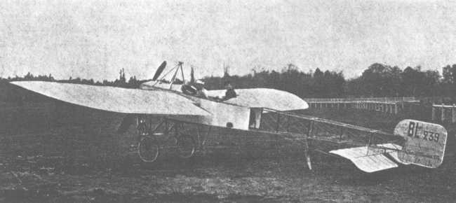 Vue d'un Blériot XI (photo : Jane's fighting aircraft of World War I John W.R. Taylor)