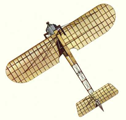 Plan d'un Blériot XI-2 (origine : Bombers 1914-1919 - Kenneth Munson)