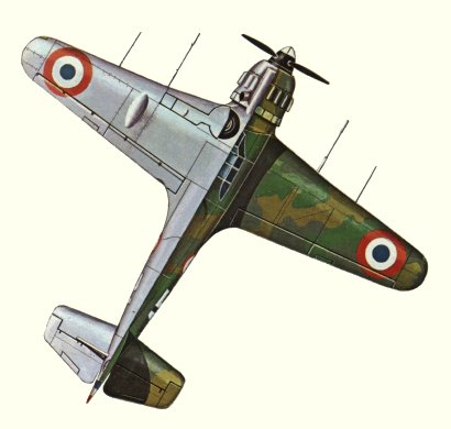 Plan d'un MB-152-C1 (origine : Fighters 1939-1945 - Kenneth Munson)
