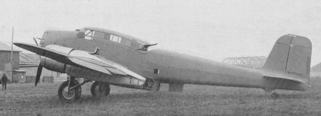 Vue d'un Breguet 462 (origine : Gallica - l'Aéronautique, Paris, novembre 1936)