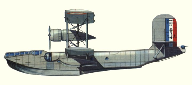 Vue d'un Breguet 521-03 Bizerte (origine : Flying Boats and Seaplanes since 1910 - Kenneth Munson)