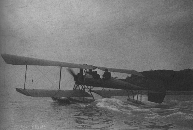 Vue d'un Breguet H-U3 (photo : René Moineau, aviateur et inventeur - Jean-Louis Moineau)