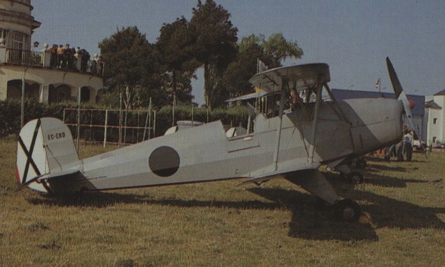 Vue d'un Bücker 131/CASA 1131H espagnol (photo : Le Fana de l'Aviation)