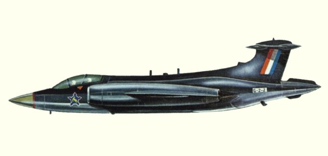 Vue d'un Buccaneer S.50 (origine : Bombers, encyclopaedia of world aircraft - Kenneth Munson)