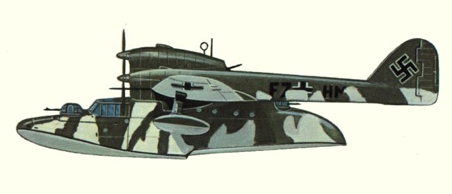 Vue d'un Bv 138C-1 (origine : Bombers 1939-1945 - Kenneth Munson)