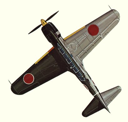 Plan d'un C6N1-1B Saiun (origine : Bombers 1939-1945 - Kenneth Munson)
