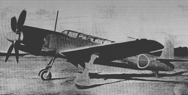 Vue d'un Nakajima C6N (photo : Jane's fighting aircraft of World War II)