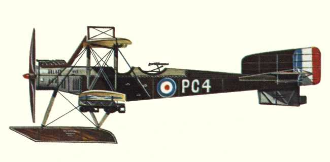 Vue d'un Campania F.17 (origine : Bombers 1914-1919 - Kenneth Munson)
