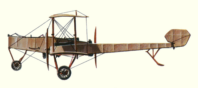 Vue d'un Caproni Ca.30 (plan d'origine : Encyclopédie des Avions Militaires du Monde)