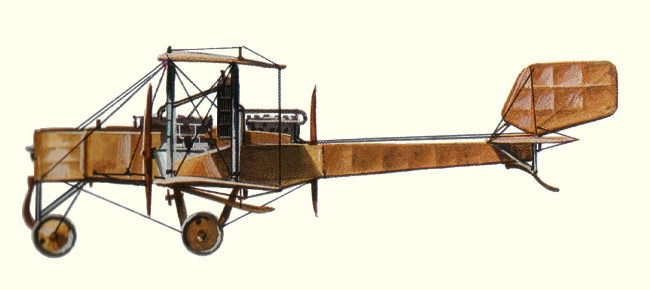 Vue d'un Caproni Ca.32 (plan d'origine : Encyclopédie des Avions Militaires du Monde)
