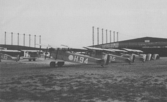 Vue d'un biplan d'entraînement biplace Caudron 59 (photo : L'Aéronautique Navale 1920-1939 - Avia Editions)