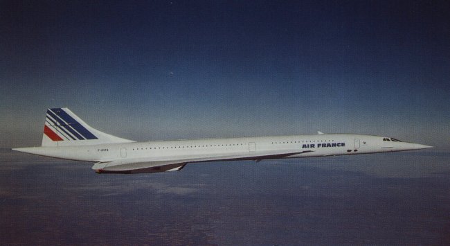 Vue d'un Concorde d'Air France