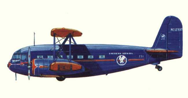 Vue d'un AT-32 Condor (origine : Airliners between the wars 1919-1939 - Kenneth Munson)