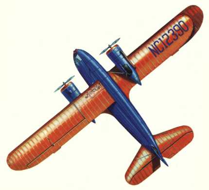 Plan d'un AT-32 Condor (origine : Airliners between the wars 1919-1939 - Kenneth Munson)