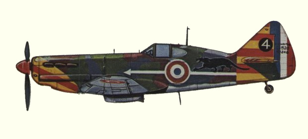Vue du D.520 (origine : Fighters 1939-1945 - Kenneth Munson)