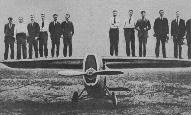Vue du Dayton-Wright RB-1 (photo : Gallica - La Vie aérienne, Paris, novembre 1920)