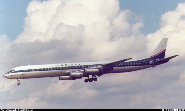 Vue d'un DC-8-63CF (photo : Paul Robinson)