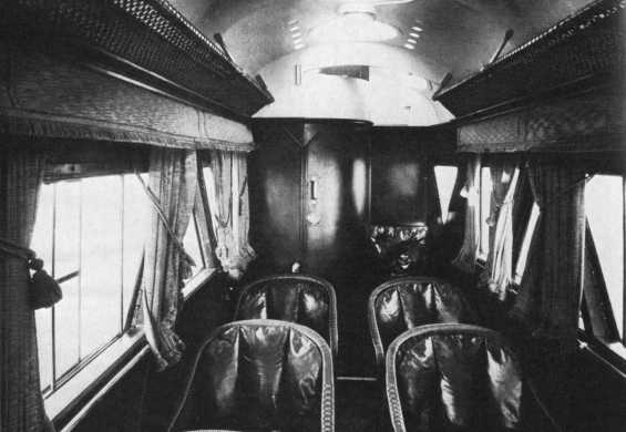 Cabine du D.H.34 (photo : Pictorial History of BOAC and Imperial Airways Kenneth Munson - Woods Humphery collection)