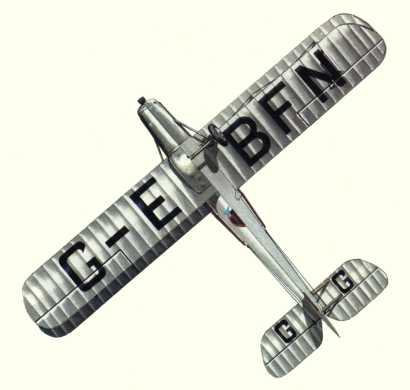 Plan d'un D.H.50 (origine : Airliners between the wars 1919-1939 - Kenneth Munson)
