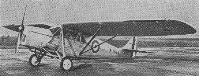 Vue d'un Puss Moth (photo : Aircraft of the Royal Air Force 1918-57 - Owen Thetford)