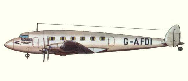 Vue d'un D.H.91 Frobisher (origine : Airliners between the wars 1919-1939 - Kenneth Munson)