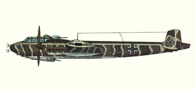 Vue d'un Do 217N-1 (origine : Fighters 1939-1945 - Kenneth Munson)