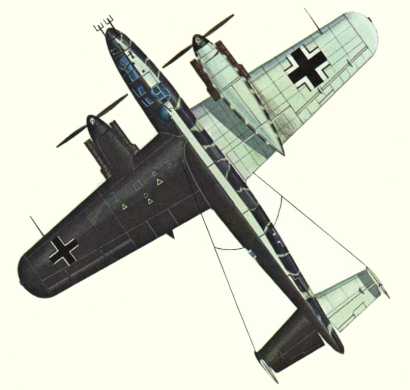 Plan d'un Do 217N-1 (origine : Fighters 1939-1945 - Kenneth Munson)