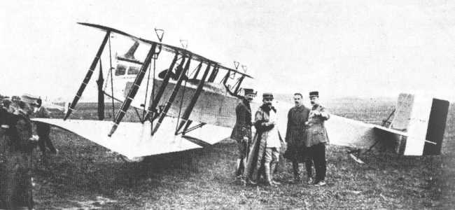 Vue d'un Dorand AR (photo : Jane's fighting aircraft of World War I John W.R. Taylor)