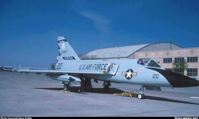 Vue d'un F-106A Delta Dart (photo : Dave Kirkby)