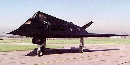 Vue du F-117