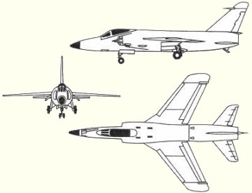 Plans d'un F11F Tiger