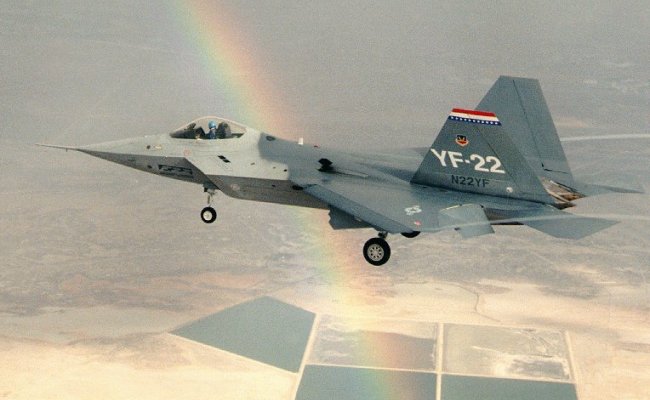 Vue d'un prototype YF-22